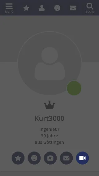Einladung im Profil versenden