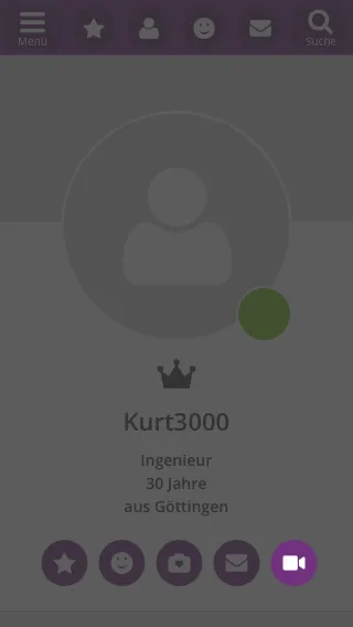 Einladung im Profil versenden