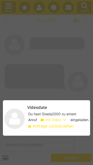 Einladung gesendet