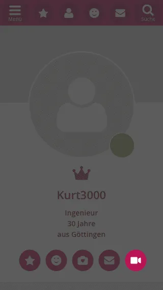 Einladung im Profil versenden
