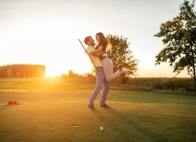 Bild eines glücklichen Paars