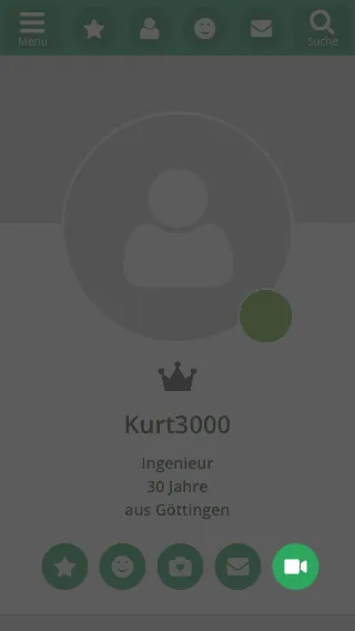 Einladung im Profil versenden