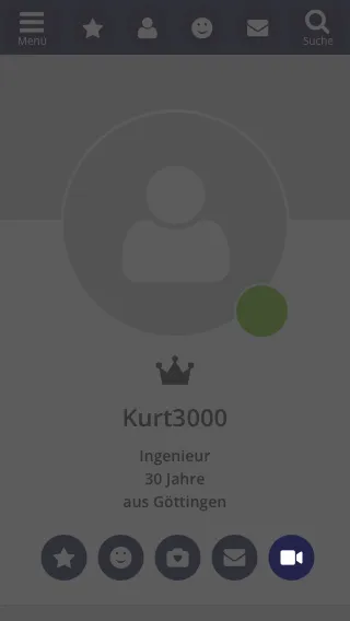 Einladung im Profil versenden