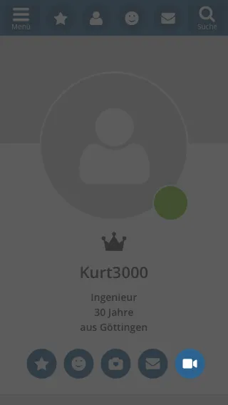 Einladung im Profil versenden