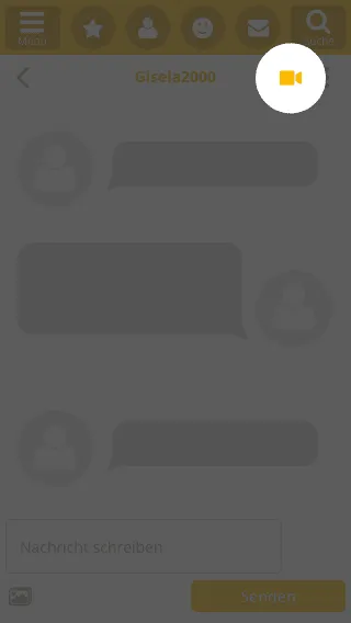 Einladung in den Nachrichten versenden