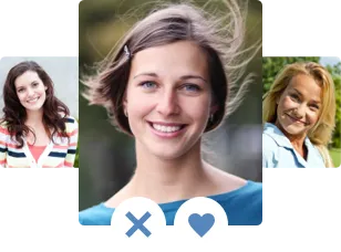 Illustration einer Auswahl zwischen zwei Personen