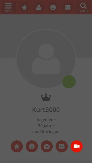 Einladung im Profil versenden