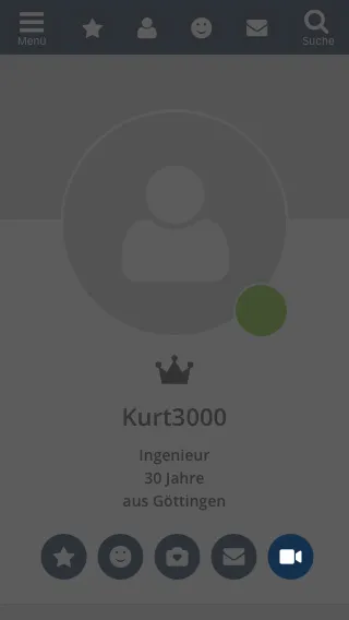 Einladung im Profil versenden