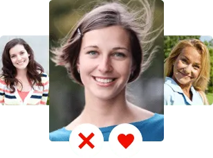 Illustration einer Auswahl zwischen zwei Personen