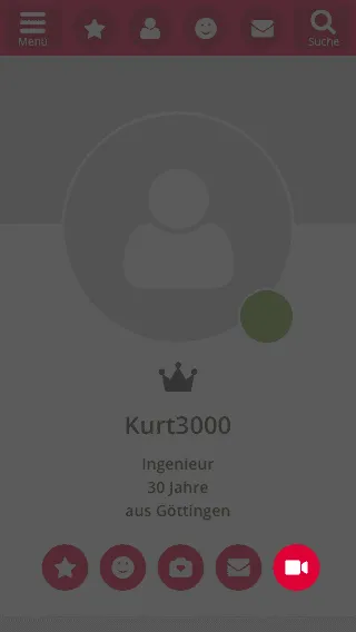 Einladung im Profil versenden