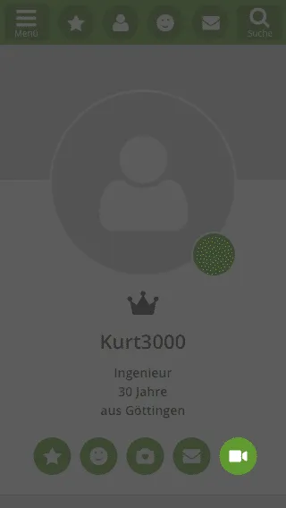 Einladung im Profil versenden