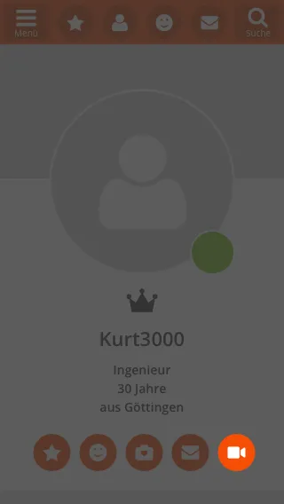 Einladung im Profil versenden