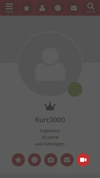 Einladung im Profil versenden