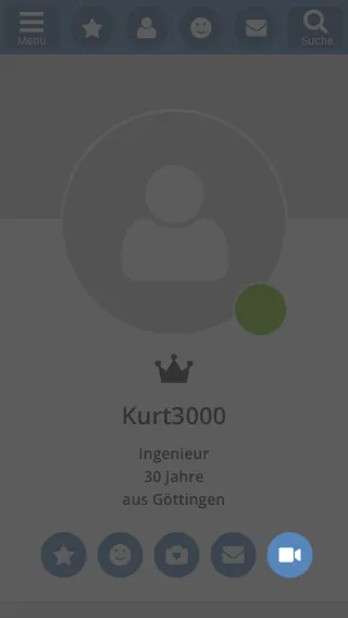 Einladung im Profil versenden