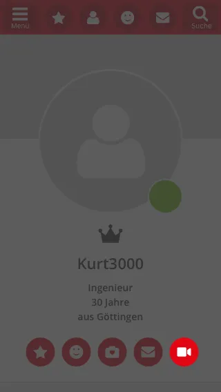 Einladung im Profil versenden
