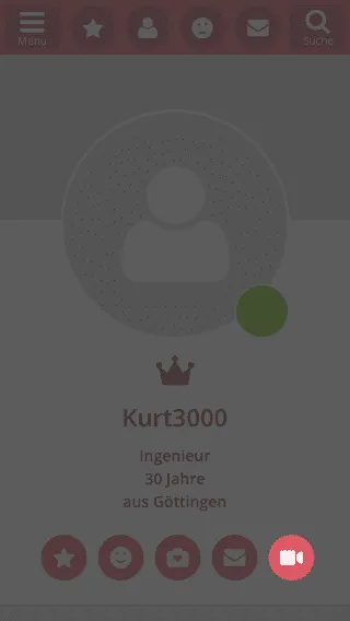 Einladung im Profil versenden