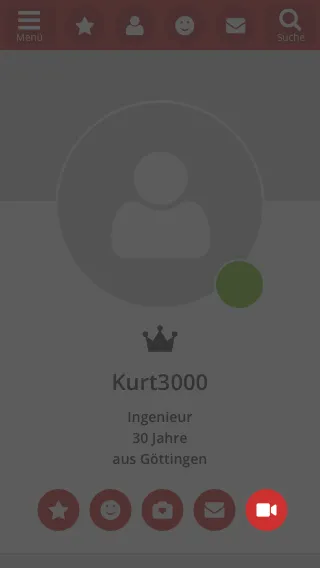 Einladung im Profil versenden