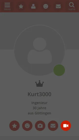 Einladung im Profil versenden