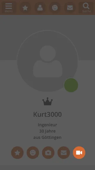 Einladung im Profil versenden