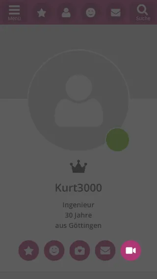 Einladung im Profil versenden