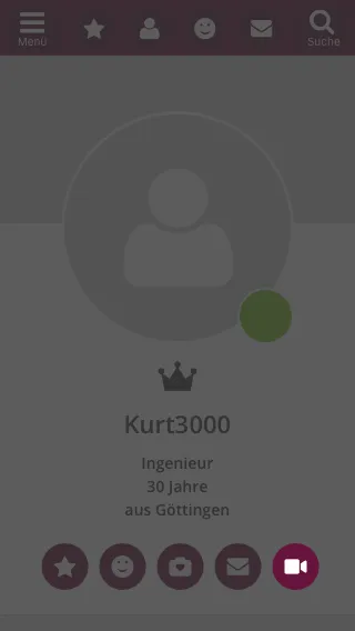 Einladung im Profil versenden