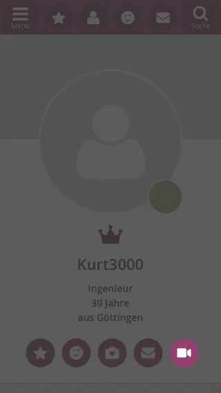 Einladung im Profil versenden