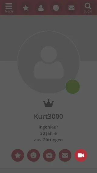 Einladung im Profil versenden