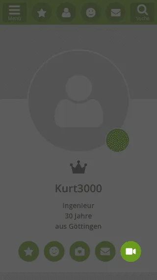Einladung im Profil versenden