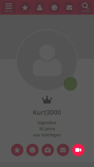 Einladung im Profil versenden