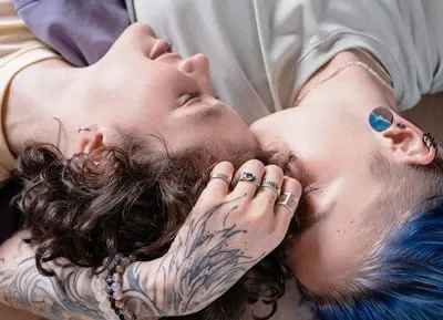 Bild eines glücklichen Paars