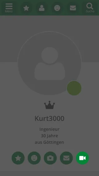 Einladung im Profil versenden