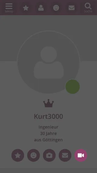 Einladung im Profil versenden