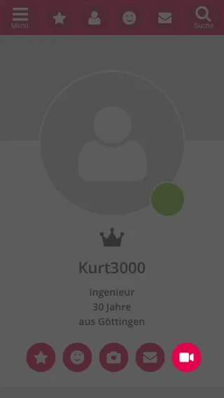 Einladung im Profil versenden