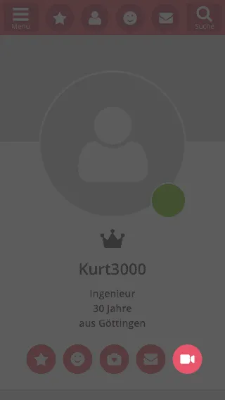 Einladung im Profil versenden