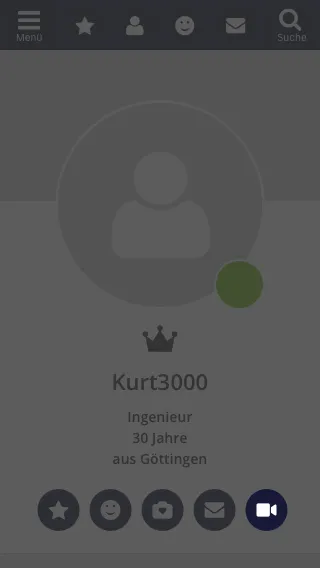 Einladung im Profil versenden