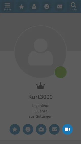 Einladung im Profil versenden