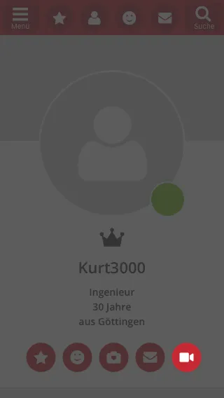 Einladung im Profil versenden