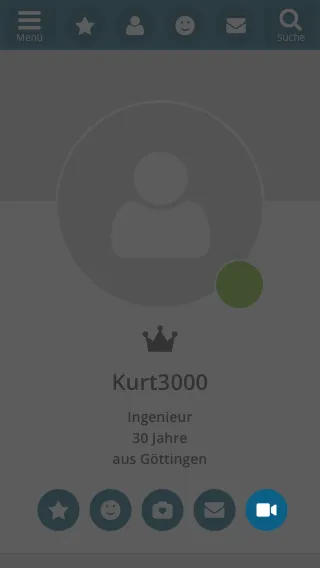 Einladung im Profil versenden