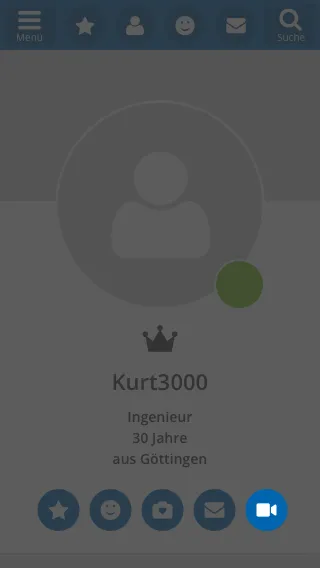Einladung im Profil versenden