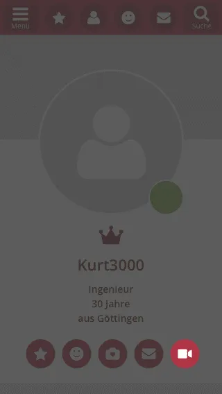 Einladung im Profil versenden