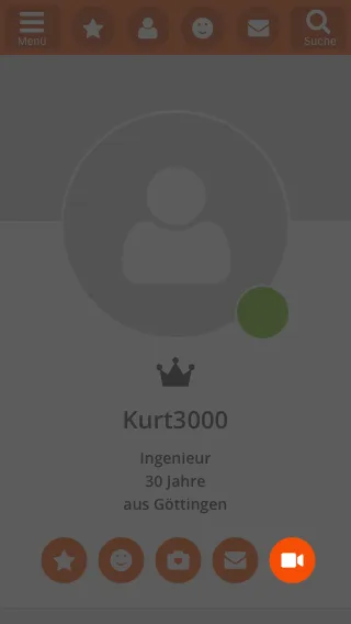 Einladung im Profil versenden