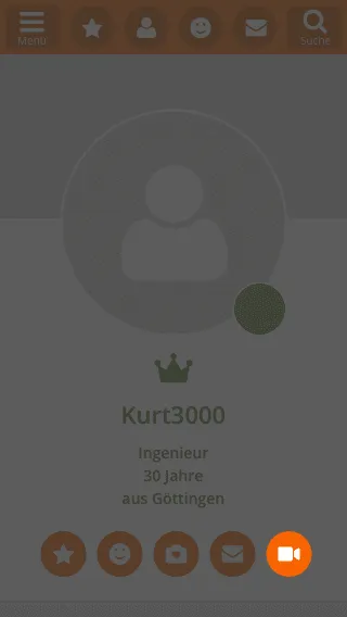 Einladung im Profil versenden
