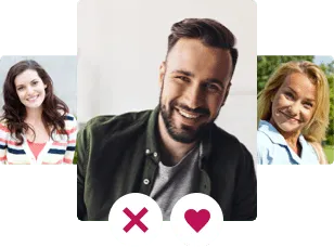 Illustration einer Auswahl zwischen zwei Personen